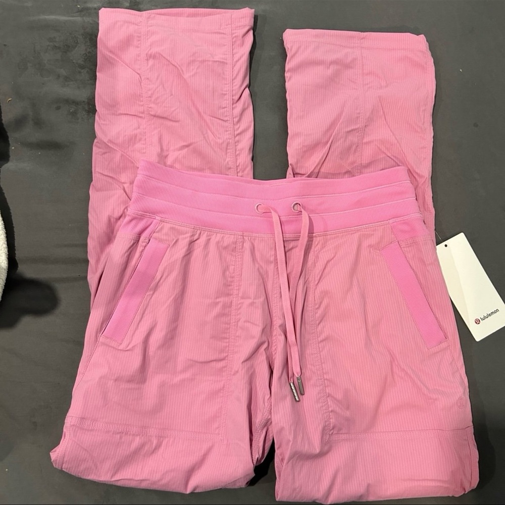 Lululemon pink frosting dance studio pants size 6 regular length